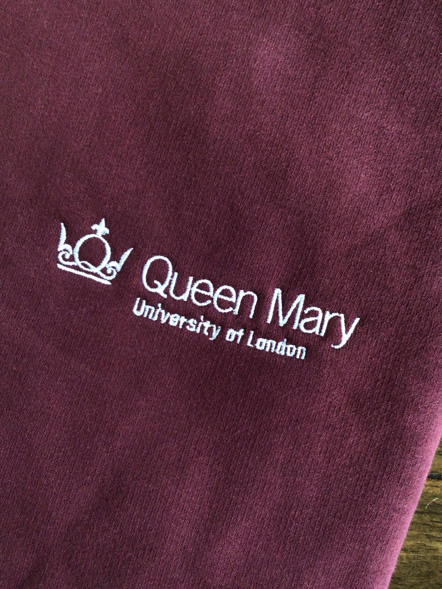 NEW QMUL OVERSIZED HOODIE BUBBLE PRINT
