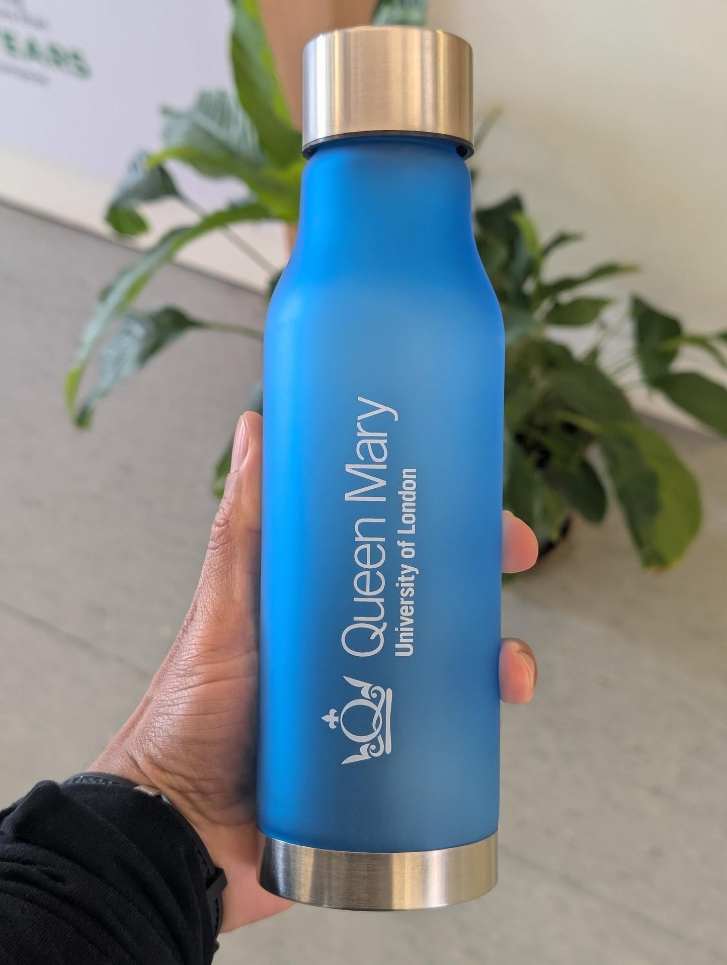 QMUL FROSTED WATER BOTTLE