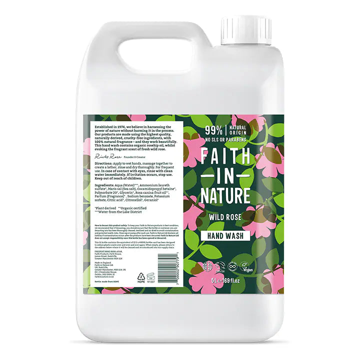 FAITH IN NATURE WILD ROSE HANDWASH