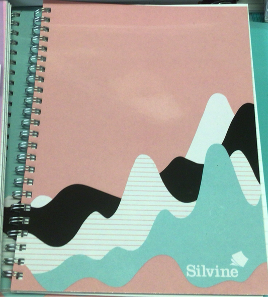 A4 SILVINE PASTEL NOTEBOOK