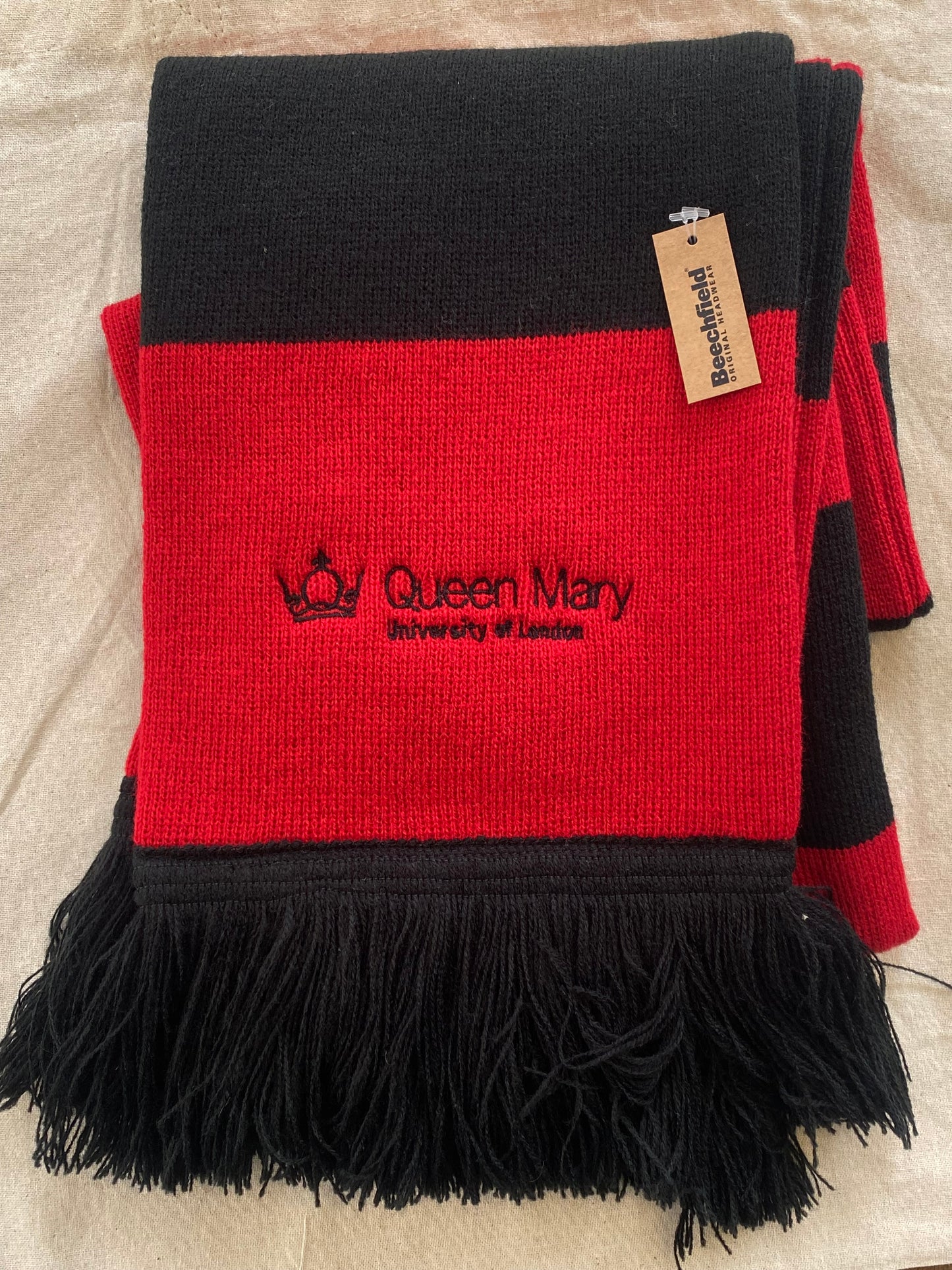 QMUL STRIPY SCARF