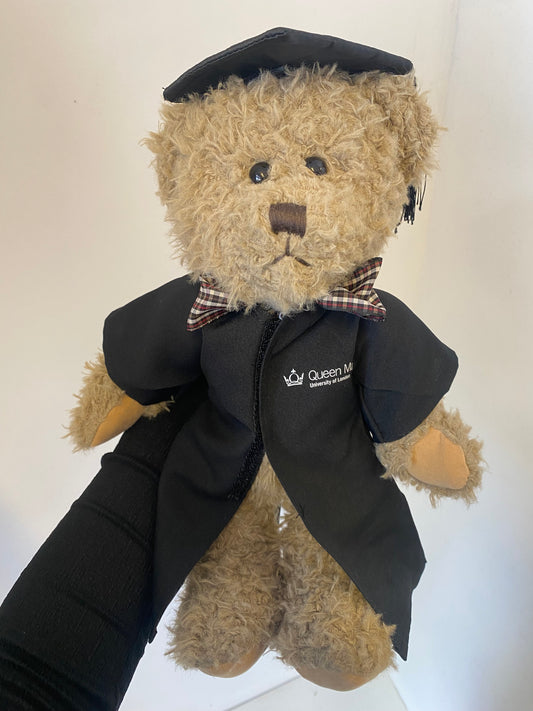 QMUL WINDSOR GREY GRADUATION BEAR