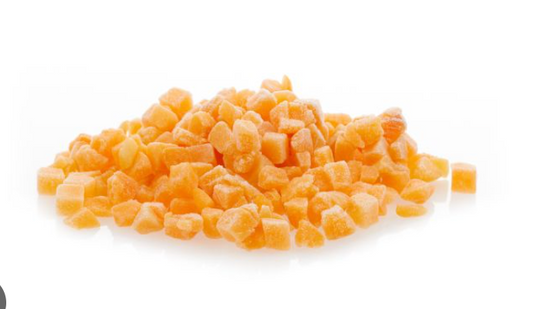 Diced apricots