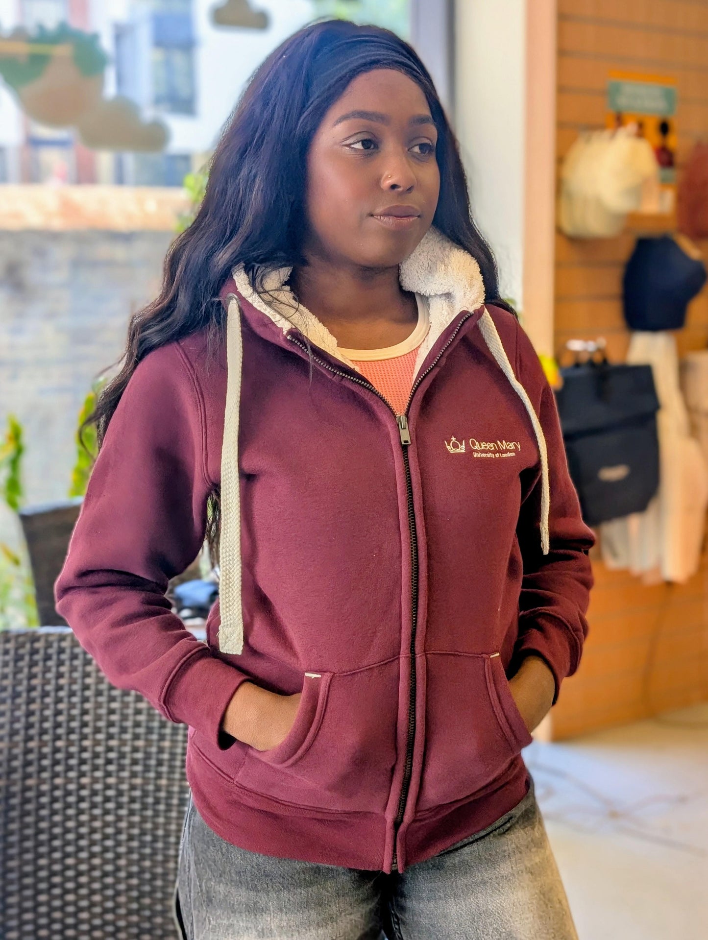 QMUL ZIP HOODIE