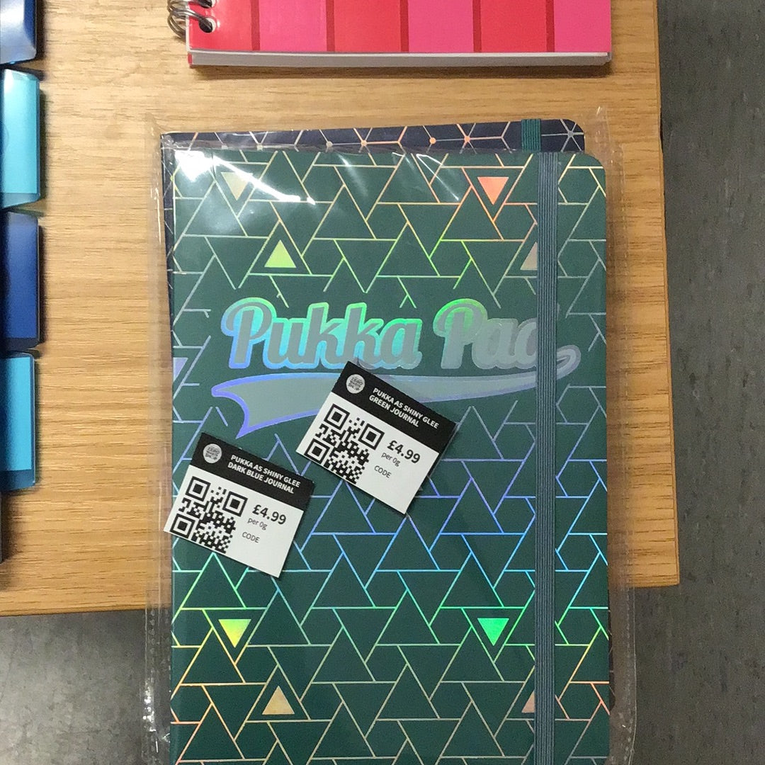 PUKKA A5 SHINY GLEE DARK BLUE JOURNAL