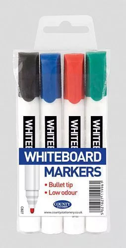 4 ASSORTED WHITE BOARD
